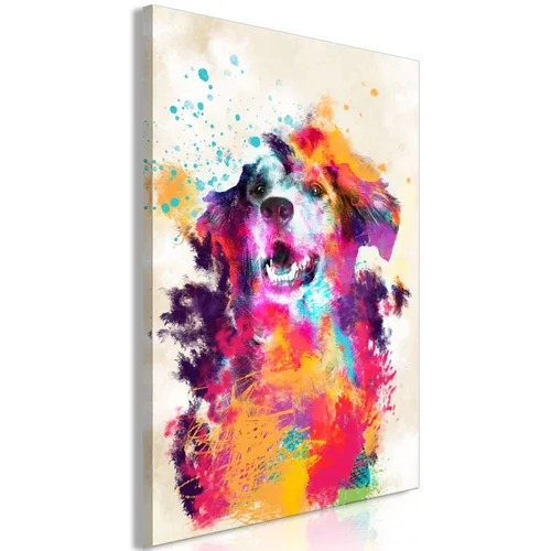  Slika - Watercolor Dog (1 Part) Vertical 60x90