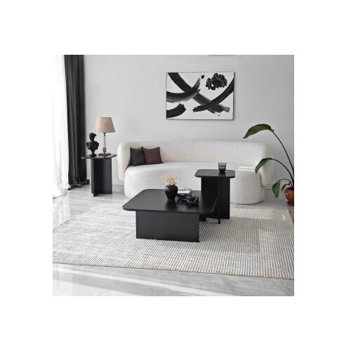 Hanah home Blues Black Set od 3 stola, crna Slike
