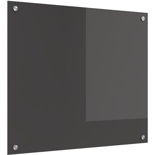  Kuhinjski zid Tamno siva 70 x 60 cm Staklo otporno na udarce Slike