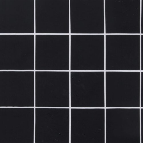  Jastuci za vrtne stolice 2 kom crni karirani 50x50x4 cm tkanina Slike