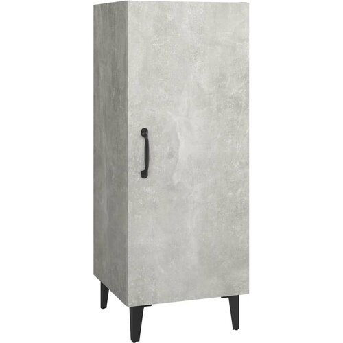 Maison Chic Komoda - Predalnik betonsko siva 34,5x34x90 cm konstruiran les, (21721468) Slike