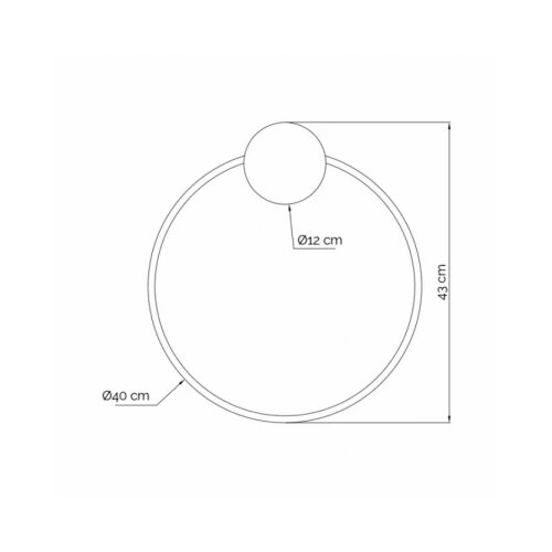 Vesta 565 ZIDNA LAMPA 20W 3000K CRNA/MESING Cene