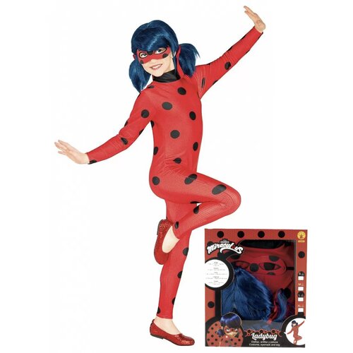 Rubies Pustni kostum za otroke LadyBug v škatli - Miraculous 7-8 leta Cene