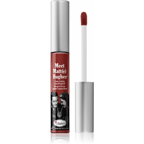 TheBalm Meet Matt(e) Hughes Long Lasting Liquid Lipstick dolgoobstojna tekoča šminka odtenek Loyal 7.4 ml