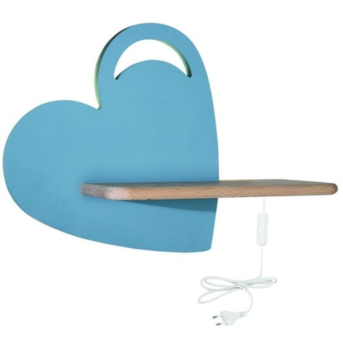 Candellux Lighting Plava dječja lampa Heart - Cijene