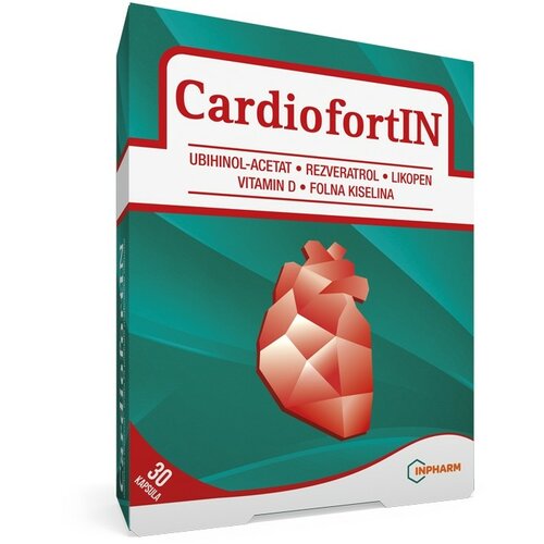 Inpharm Diet cardiofortin 30 kapsula Slike