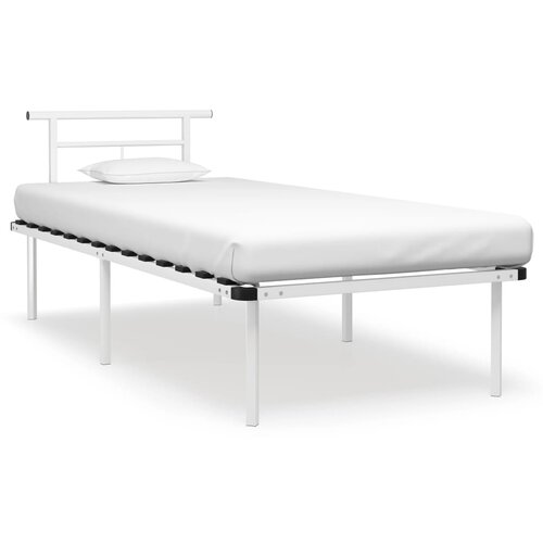 vidaXL Okvir za krevet bijeli metalni 90 x 200 cm Cene