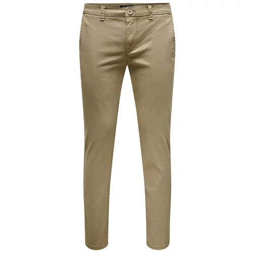 Only & Sons Chino hlače 'Pete' temno bež