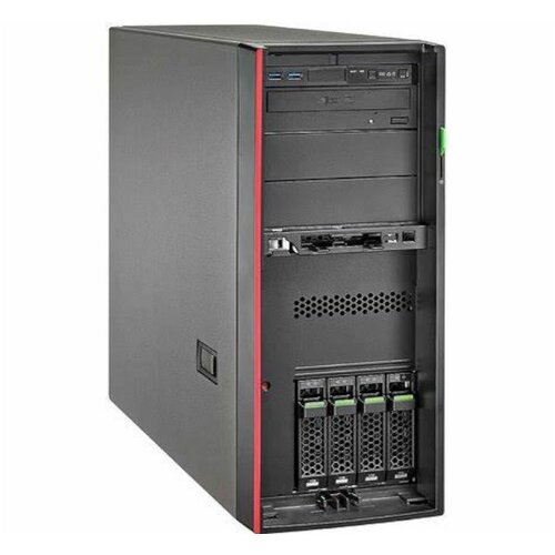 Fujitsu server TX1330 M4/ intel 4C E-2224 3.4GHz/ 32GB/ 8SFF/ 2x480gb ssd/ dvd-rw / 2x450W/ Tower/1y Slike