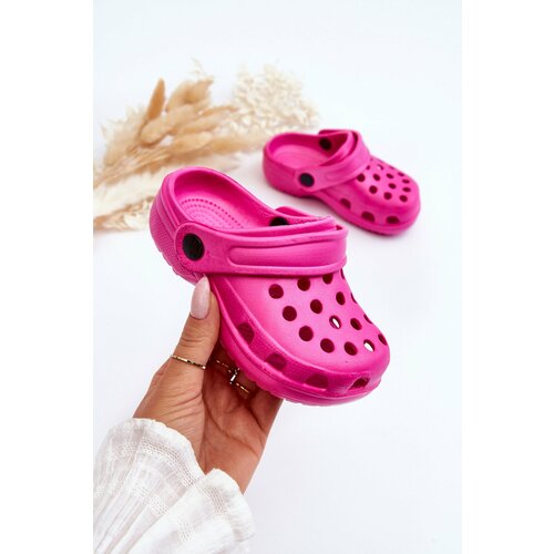 Kesi Kids Foam Crocs Slides Pink Percy Slike