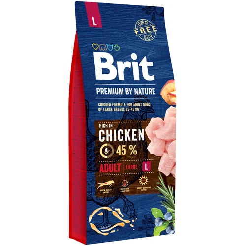 Brit Premium Adult L - 2 x 15 kg