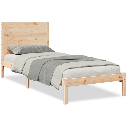 Maison Chic Dalj&amp;scaron;i Posteljni okvir - Dvoposteljna postelja - Zakonska postelja brez vzmetnice 100x210 cm trden les, (21695327) Slike
