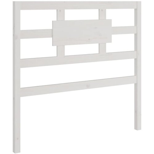 Maison Chic posteljno vzglavje - vzglavna omarica - nočna omarica belo 95,5x4x100 cm trdna borovina, (21706531) Cene