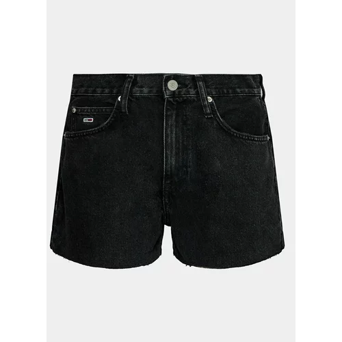 Tommy Jeans Jeans kratke hlače DW0DW17633 Črna Regular Fit