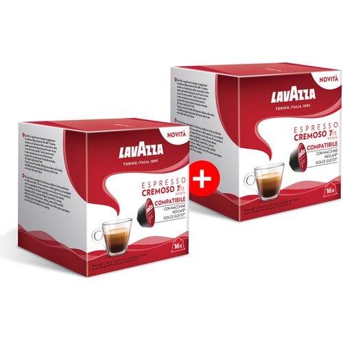 Lavazza kapsule dgc cremoso 128g 1+1 Slike