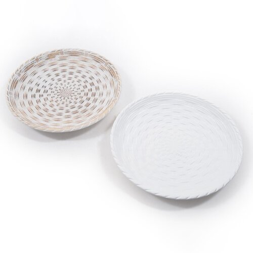 Mhome Boho Chic okrasni krožnik 30cm / več barv / les, (5000199705) Slike