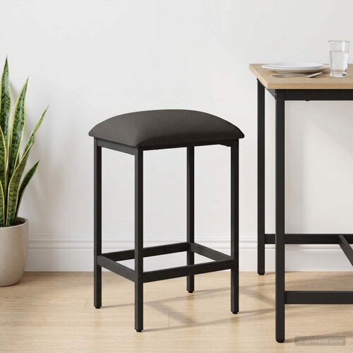  stolica Tamnosiva 40 x 32 x 74 cm Konstruirano drvo Slike