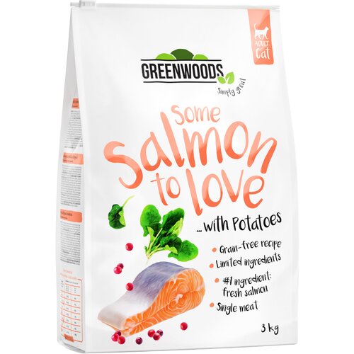 Greenwoods losos s krompirjem, špinačo in brusnicami Varčno pakiranje: 3 x 3 kg Cene