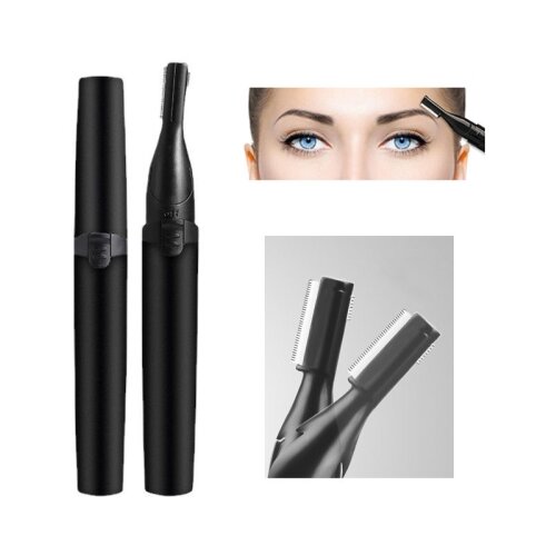 SARAHE Električni strižnik za obrvi z dvojnim rezalnikom, epilator za otroke (črn), (22149832) Cene