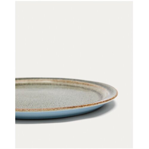 Kave Home Siv desertni keramičen krožnik &amp;oslash; 23 cm Coval &amp;ndash; Slike