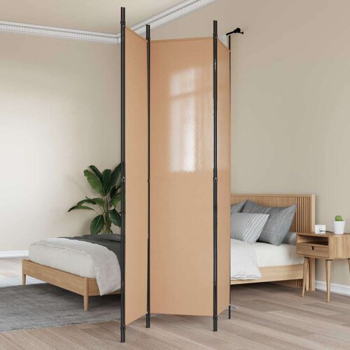  3-panelni pregradni zid Bež 150 x 220 cm Blago, (5000235488) Slike