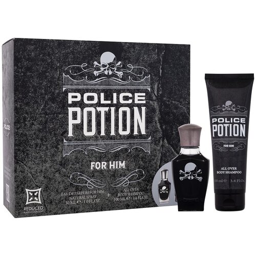 Police Potion darovni set parfemska voda 30 ml + gel za tu&scaron;iranje 100 ml za mu&scaron;karce Cijene