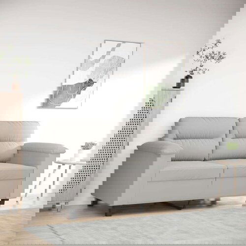  Dvosed svetlo siv 120 cm tkanina iz mikrovlaken, (20929144) Cene