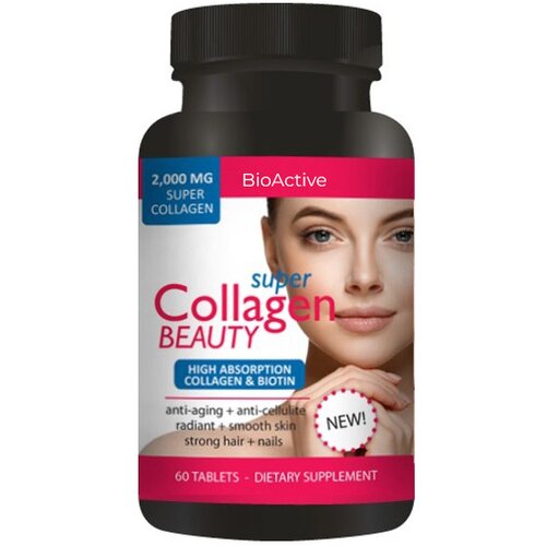 Aleksandar Mn Hidrolizovani kolagen tip 1 i 3, Vitamin C i biotin Super Collagen Beauty, 60 tableta Slike