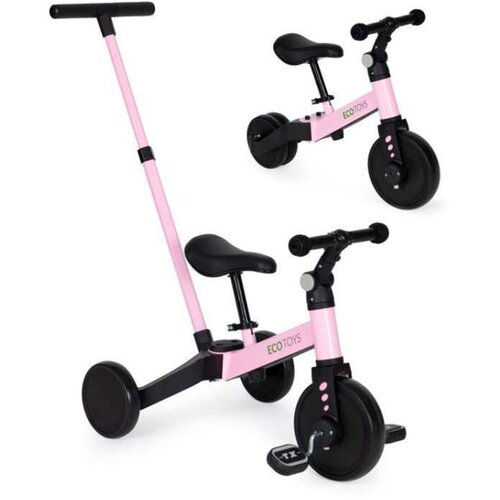 ECO TOYS tricikl 2U1 pink YM-BT-6PUSHPINK Cene