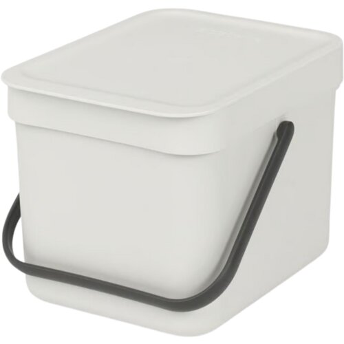 Brabantia Zabojnik za ločevanje odpadkov 6 L - Light Grey Cene