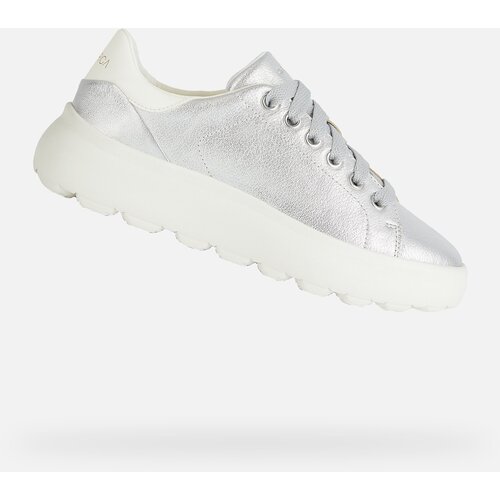 Geox Silver women&amp;#039;s sneakers Spherica Ec4.1 - Women&amp;#039;s Slike