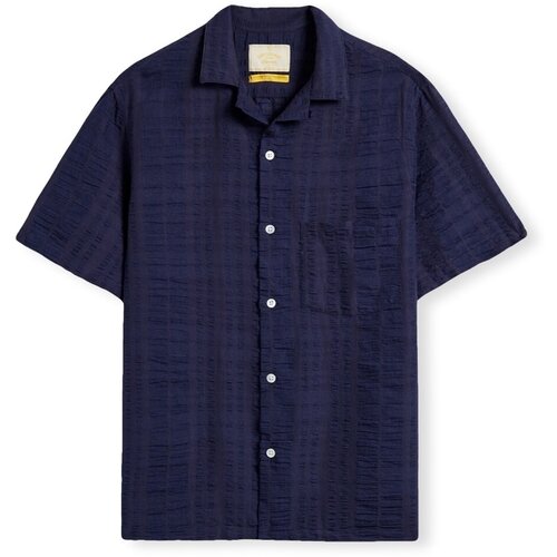 Portuguese Flannel Srajce z dolgimi rokavi Crupao Shirt - Navy Modra Cene