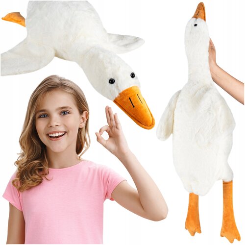  XXL otroška plišasta igrača gos 90cm Cene