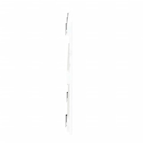  Zidno uzglavlje bijelo 185x3x60 cm od masivne borovine Slike