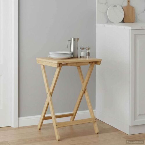  Kuhinjski stol Prirodna 40 x 30 x 53 5 cm Bambus Slike