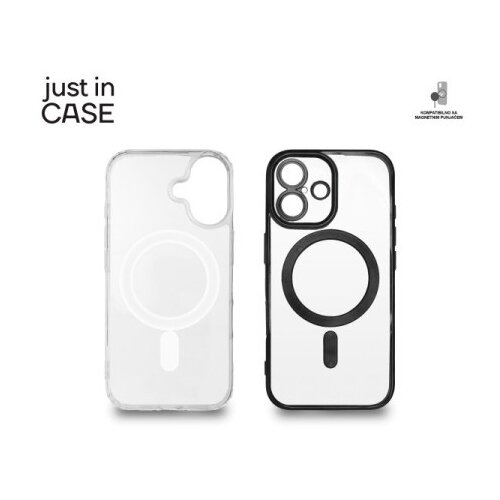 Just_in_Case 2u1 extra case mag mix paket crni za iphone 16 ( MAG116BK ) Cene