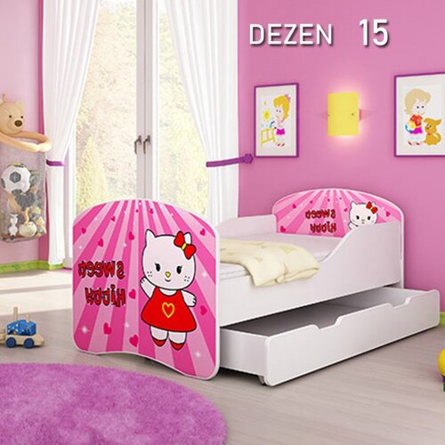  dečiji krevet drveni 160x80cm sa fiokom i gratis du&scaron;ek 45 dezena Cene