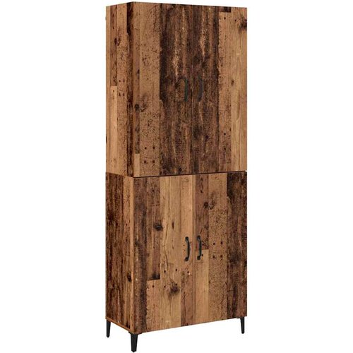 vidaXL Visok predalnik 2 pcs Star les Konstruiran les, (5000107972) Cene