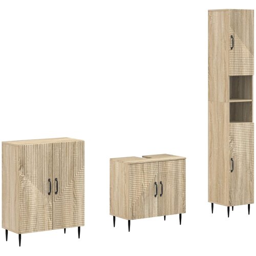 Set za kupaonicu od 3 dijela HAARLEM Hrast sonoma Cene