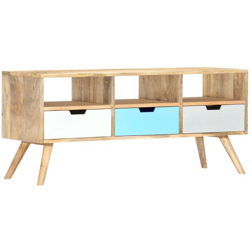 The Living Store TV omarica 110x35x48 cm trden mangov les - TV Omarica, (21374958) Slike