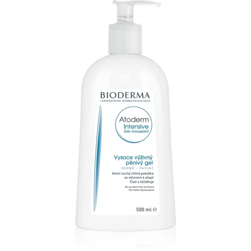 Bioderma Atoderm Intensive Gel Moussant hranjivi pjenasti gel za vrlo suhu, osjetljivu i atopičnu kožu 500 ml