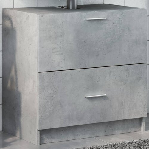 vidaXL Ormarić za umivaonik boja betona 59x37x59 cm konstruirano drvo Cijene
