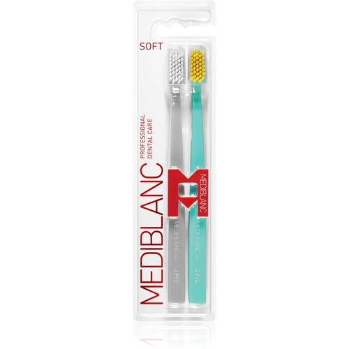 MEDIBLANC 2990 Soft zobna ščetka Grey, Blue 2 kos Cene