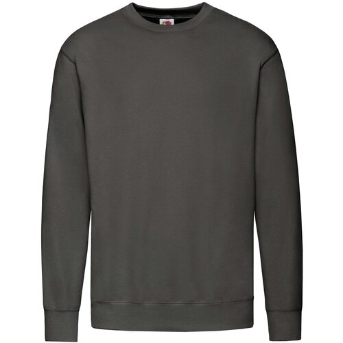 Fruit Of The Loom Graphite Men&amp;#039;s Sweatshirt Lightweight Set-in-Sweat Sweat Slike