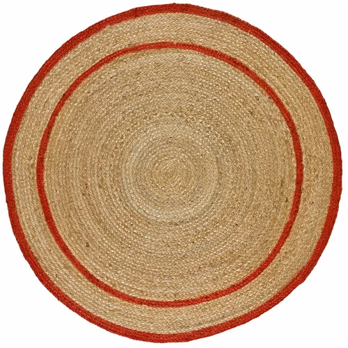 Universal Crveno-u prirodnoj boji okrugli tepih ø 120 cm Mahon –