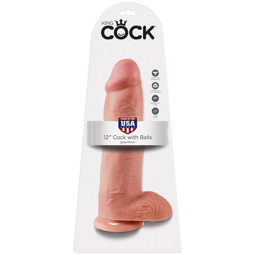 King Cock 12&amp;quot; COCK FLESH WITH BALLS 30.48 CM Slike