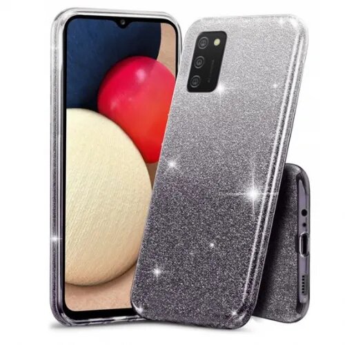 Onasi silikonski ovitek z ble&amp;scaron;čicami bling 2v1 za samsung galaxy A33 5G A336 - srebrno siv Slike