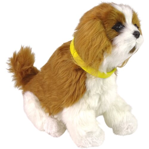  Interactive Plush Dog Soft fur Cavalier breed Stroke its head and learn its functions Cijene