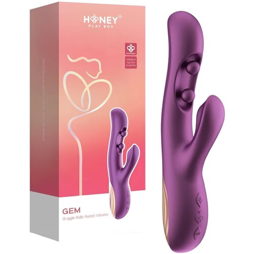 Honey Play Box Gem - pametni vibrator za G-točku i klitoris s kuglicama (ljubičasto) Cijene