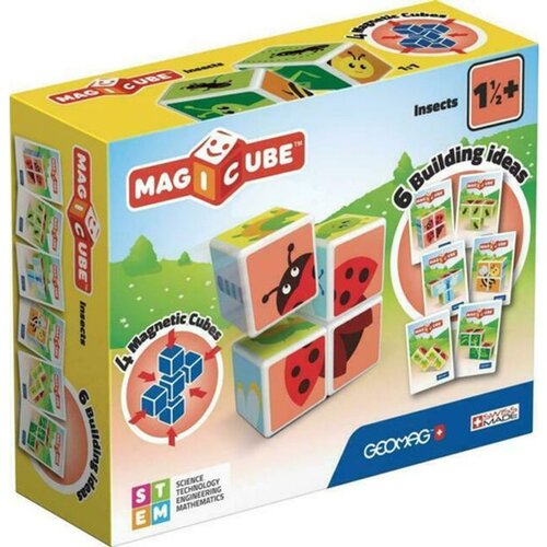 Geomag Magicube insekti + kartice, 7 kom Slike